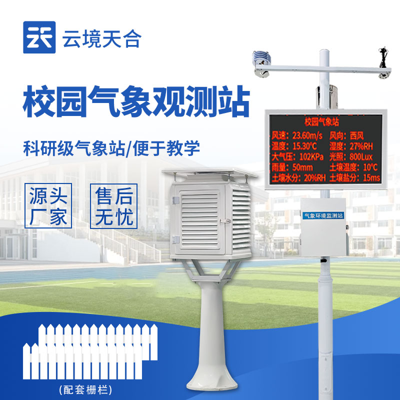 中學校園氣象站，融教學與實踐的氣象科普平臺